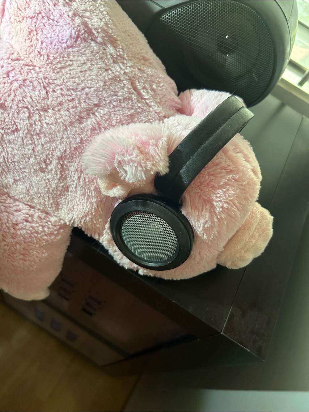 See video - Megaphone Pillow (build in) - Plush Pink Pig - Kids Accessories.